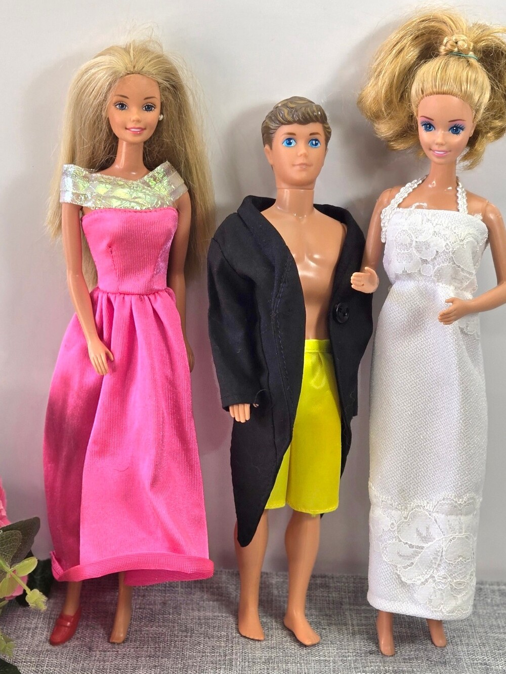 Vintage Barbie/Ken Doll Lot Of 3 Mattel Early 1990s